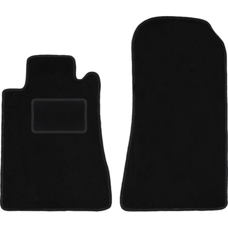 Alfombrillas delanteras negras para: Mercedes CL W140 coupé (1991-1998)