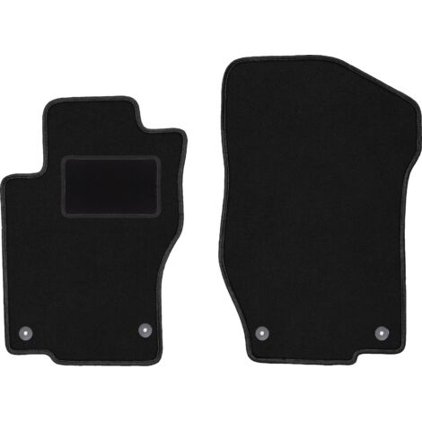 Alfombrillas delanteras negras para Mercedes ML W164 SUV (2005-2011)