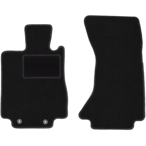 Alfombrillas delanteras negras para: Mercedes S W220 4Matic largo (1998-2005)
