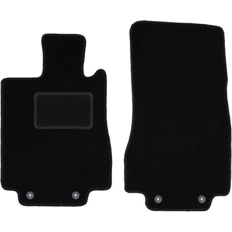 Alfombrillas delanteras negras para: Mercedes S W220 sedán corto (1998-2005)