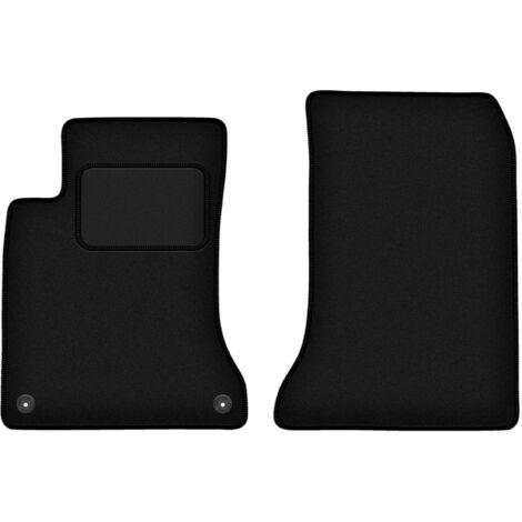 Alfombrillas delanteras negras para Mercedes W176 Clase A (2012-2018)