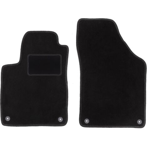 Alfombrillas delanteras negras para: Peugeot RCZ coupé (2010-2015)