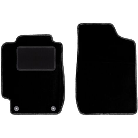 Alfombrillas delanteras negras para Toyota Corolla E10 hatchback, station wagon, sedan (1992-1997)