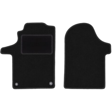 Alfombrillas delanteras negras para Toyota Corolla Verso II 7 plazas (2004-2009)