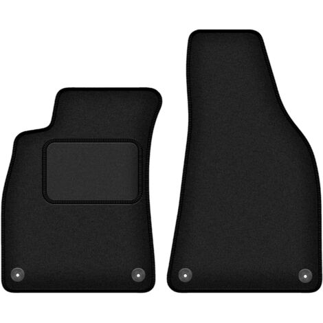 Alfombrillas delanteras para Audi A4 B6 cabrio (2002-2006) negras