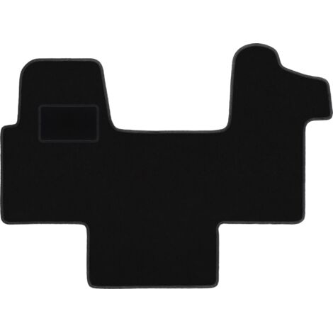 Alfombrillas delanteras para: furgoneta de reparto Renault Master II (2010-) negras