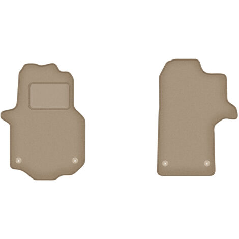 Alfombrillas delanteras para furgoneta Mercedes Crafter II (2016-) beige