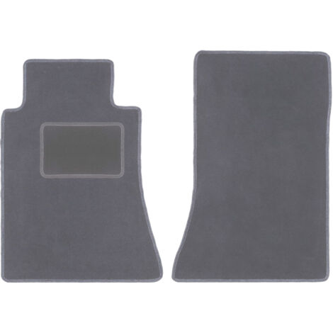 Alfombrillas delanteras para Mercedes E W124 sedán, familiar (1984-1997) grafito
