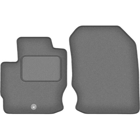 Alfombrillas delanteras para Mitsubishi Colt VII HB sin salidas de aire (2008-2012) grafito