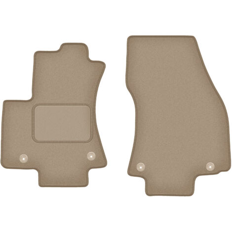 Alfombrillas delanteras para OPel Zafira A monovolumen 7 plazas (1999-2005) beige