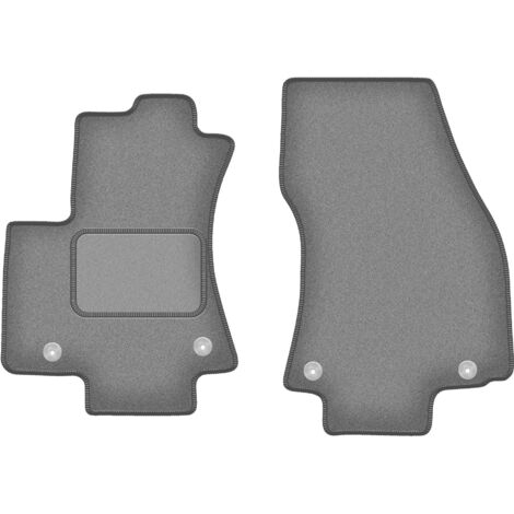 Alfombrillas delanteras para OPel Zafira A monovolumen 7 plazas (1999-2005) grafito