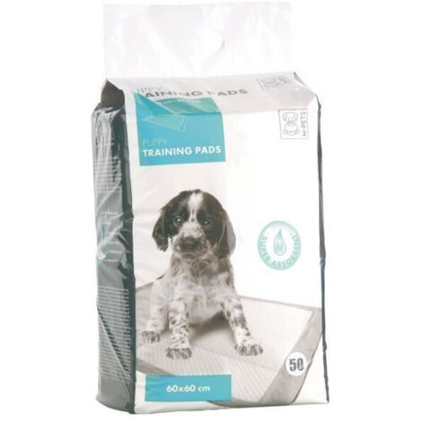Alfombrillas Educadoras PUPPY TRAINING PADS de MPETS - Para cachorro - 50 piezas - Blanco