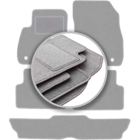 Alfombrillas gris ceniza para Opel Zafira C 7 plazas (2012-2019)