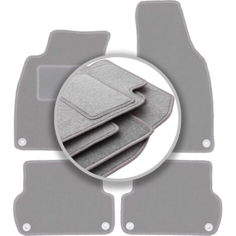 Alfombrillas grises para Audi A4 B7 sedán, familiar, avant (2001-2004)