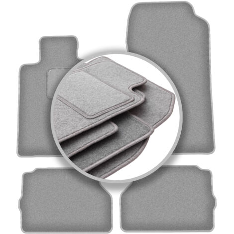 Alfombrillas grises para Mercedes C140 / W140 coupé (1992-1999)