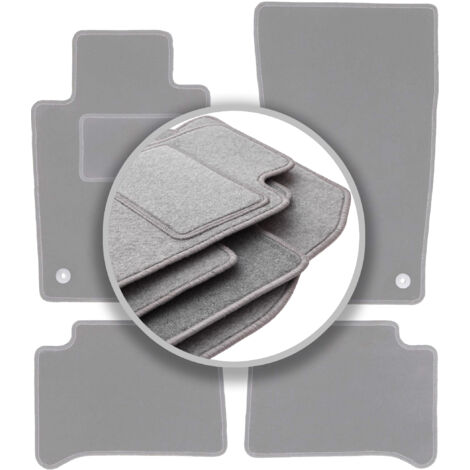 Alfombrillas grises para Mercedes E W211 sedán, familiar (2002-2009)