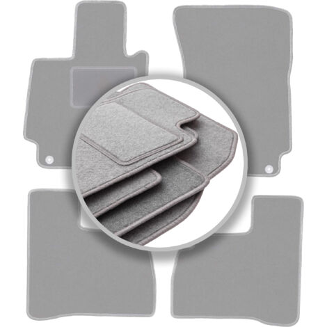 Alfombrillas grises para Mercedes W221 Clase S Sedán corto (2005-2013)