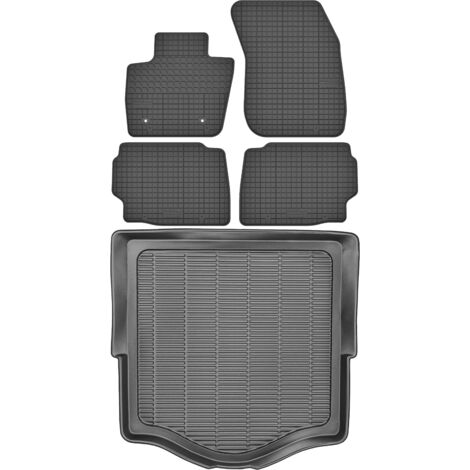 Alfombrillas maletero MAX-MAT 910519 + MOTOHOBBY 171002 - Ford Mondeo MK5 Estate desde 2014, zona pies conductor FC - Instaladas