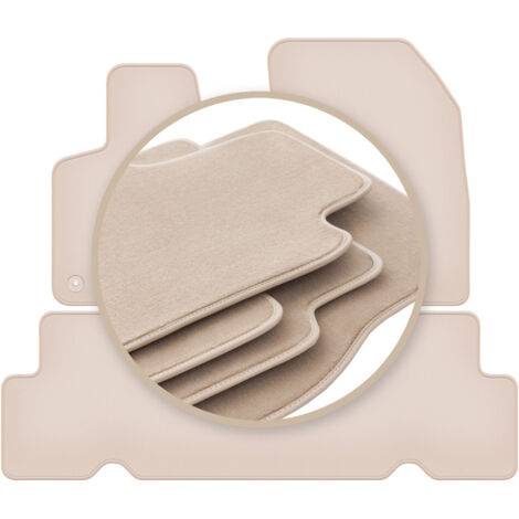Alfombrillas PREMIUM beige para: Citroën C4 Grand Spacetourer 5 plazas 2013-2021
