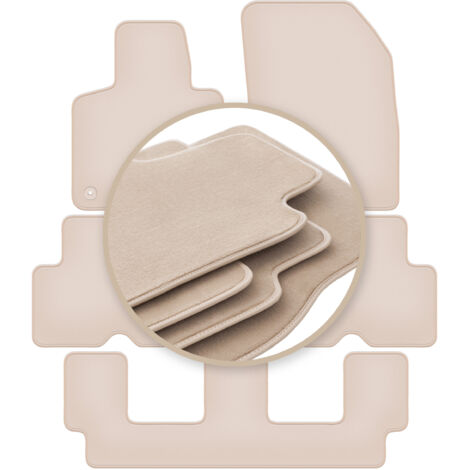 Alfombrillas PREMIUM beige para: Citroën C4 Grand Spacetourer 7 plazas 2013-2021