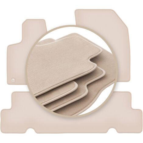 Alfombrillas PREMIUM beige para: Citroën C4 Picasso II monovolumen 2013-