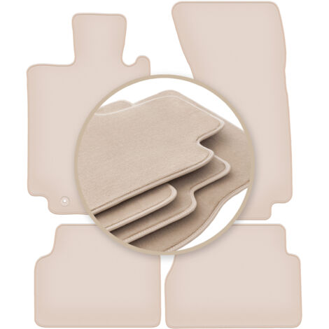 Alfombrillas PREMIUM beige para: Mercedes S W220 4Matic corto 1998-2005