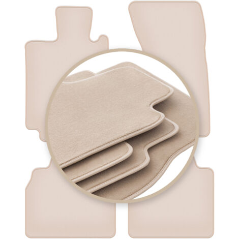 Alfombrillas PREMIUM beige para: Mercedes S W220 4Matic largo 1998-2005