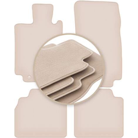 Alfombrillas PREMIUM beige para: Mercedes S W220 largo 1998-2005