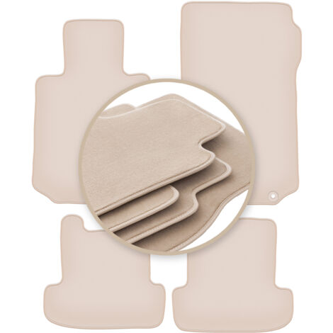 Alfombrillas PREMIUM beige para: Mercedes W207 Coupé Clase E 2009-