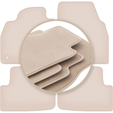 Alfombrillas PREMIUM beige para: Seat Ibiza V hatchback 2017-