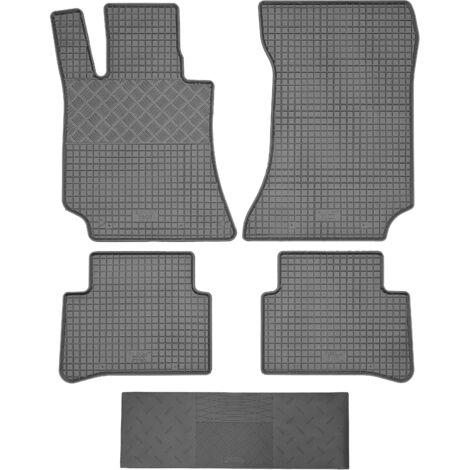 Alfombrillas RIGUM 901658 + Funda 900101 - Mercedes Clase E W 212 Sedán / Kombi / Cabrio de 2009 a 2016, espacio para los pies del conductor (MS) - INSTALACIÓN
