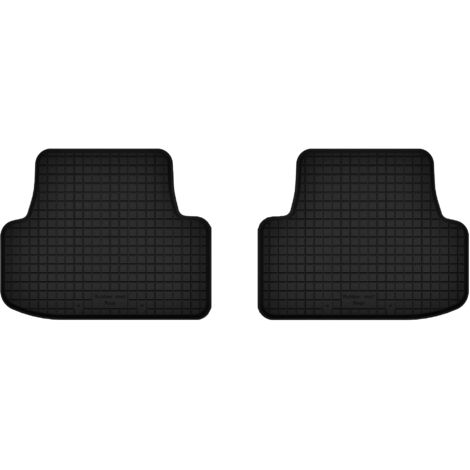 Alfombrillas traseras de goma (2 uds.), universales para: Audi Q2 crossover (2016-)
