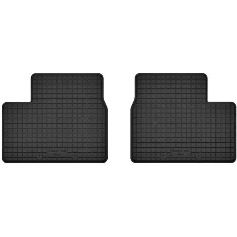 Alfombrillas traseras de goma (2 uds.), universales para Fiat Doblo II (2009-2020)