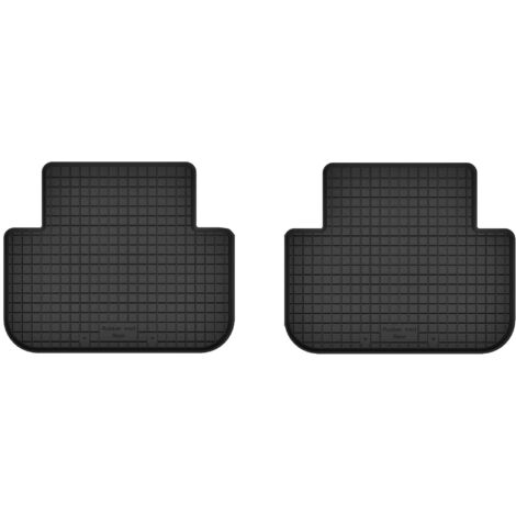 Alfombrillas traseras de goma (2 uds.), universales para: Opel Zafira C 7 plazas (2012-2019)