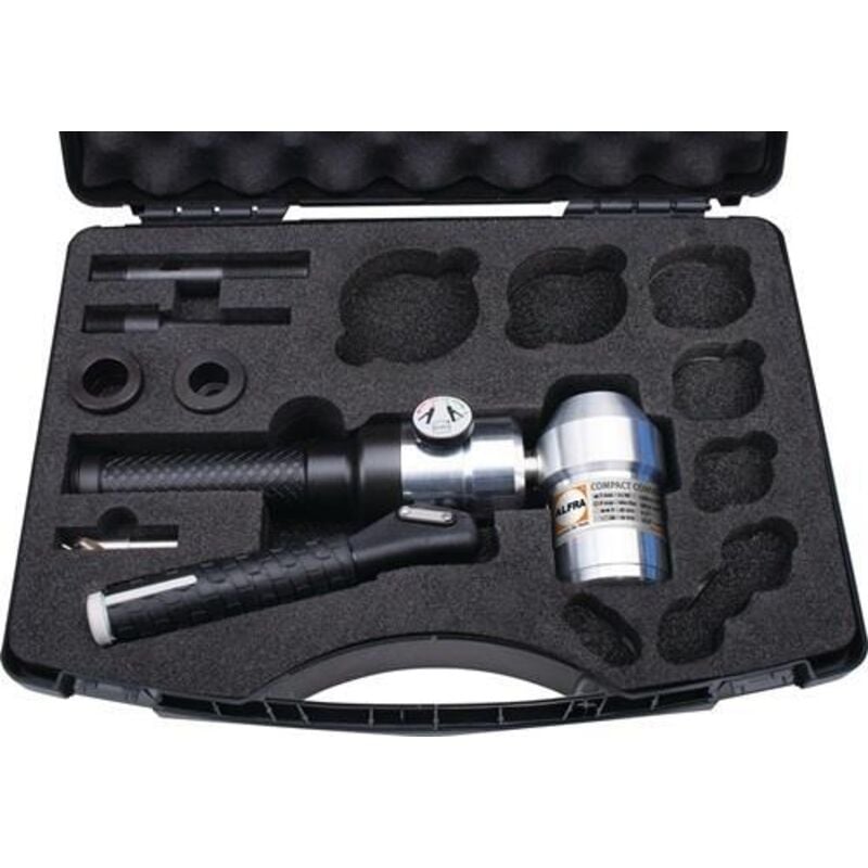 Alfra - poinçonneuse hydraulique manuelle compactcombi 90 degrés - 2050