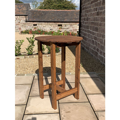Alfresco Table Four Seater - L86 x W86 x H110 - Redwood - Fully Assembled