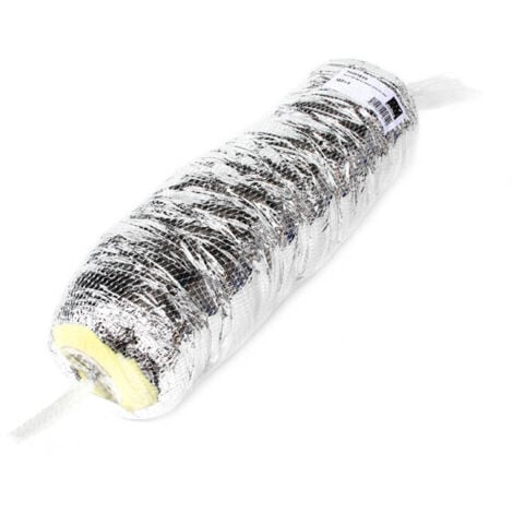 Algaine Isolée 6m - Epaisseur 25mm - Diamètre 80mm 11091619 Aldes - Gris - Gris