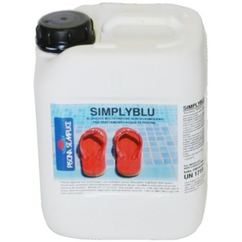 ALGHICIDA MULTIFUNZIONE SIMPLYBLU PER PISCINA 5 Kg