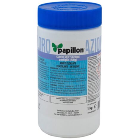 ALGHICIDA PISCINA LIQUIDO ANTIALGHE 1KG PAPILLON