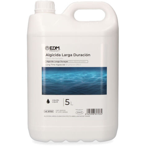 ALGICIDA LARGA DURACION EFECTO ABRILLANTADOR 5 l. FUSION EDM