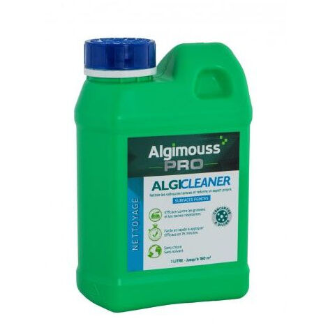 ALGICLEANER - 1 LITRE - Nettoyant surfaces peintes - concentré à diluer ALGIMOUSS - 054001