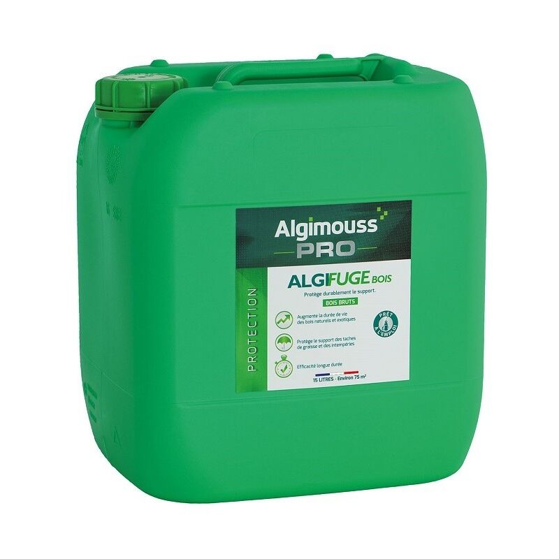 Algimouss - Hydrofuge toiture et façade algifuge (15 litres) - 047005