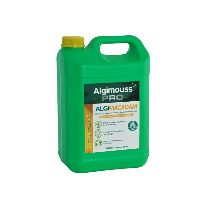 Algimacadam - 5 litres - Traitement tennis, parkings, macadam Algimouss 016006