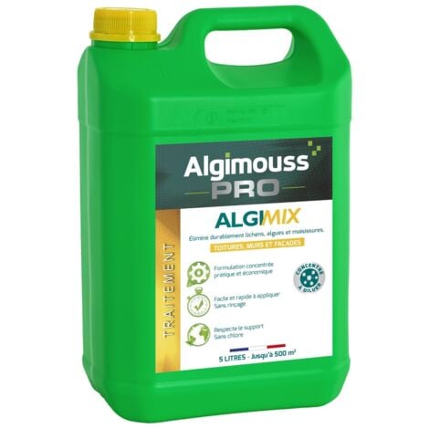 ALGIMIX 5 litres traitement fongicide et imperméabilisant ALGIMOUSS 014002