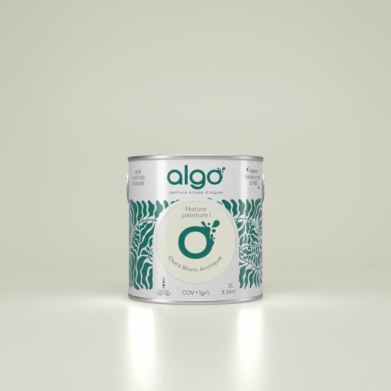 Peinture écologique Algo - Mat - Ours Blanc Arctique - 5L