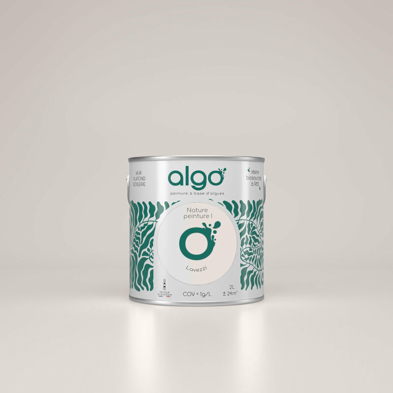 Peinture écologique Algo - Mat - Beige Lavezzi - 0.5L