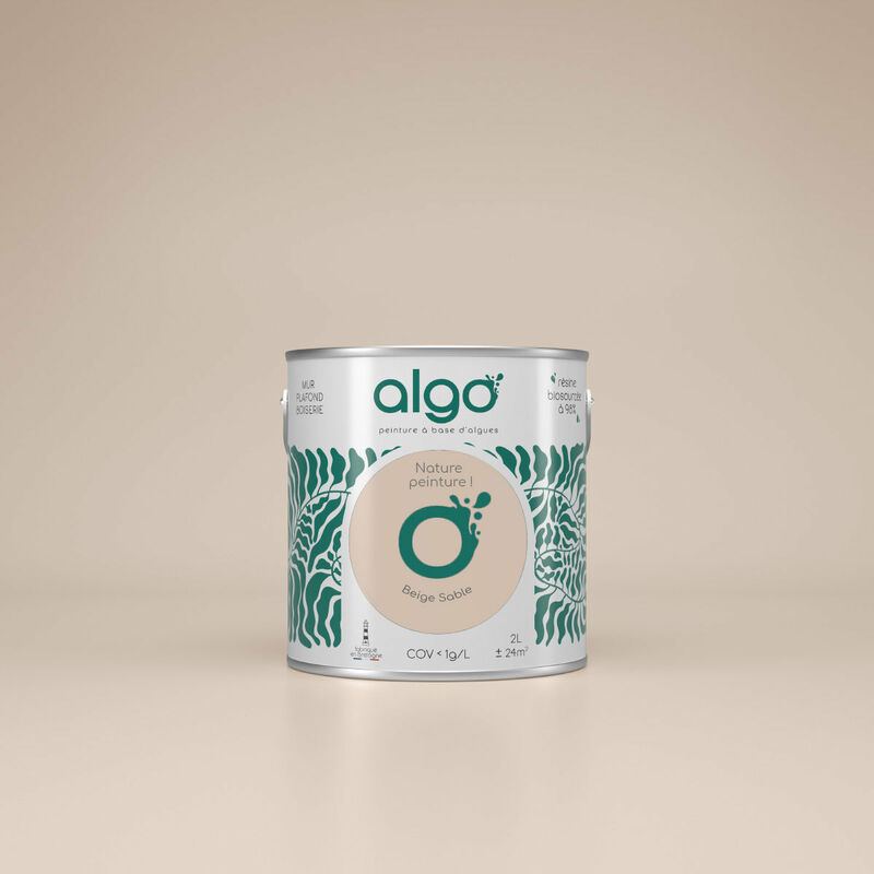 Peinture écologique Algo - Satin - Beige Sable - 5L