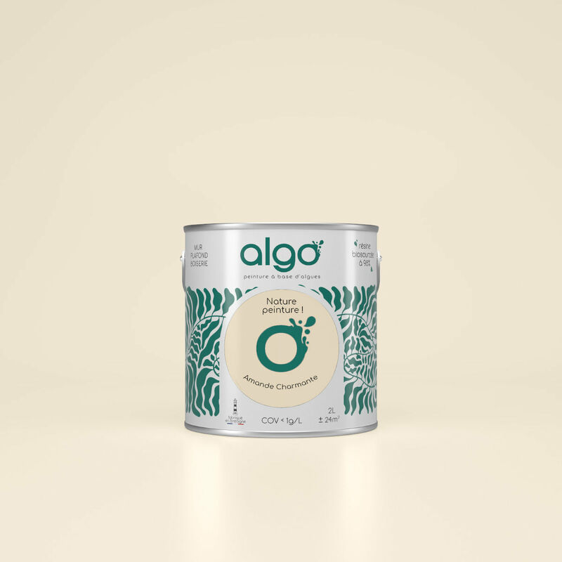 Peinture écologique Algo - Beige Amande Charmante - 5L / Satin