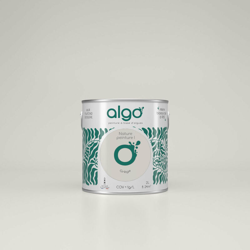 Peinture écologique Algo - Satin - Grège - 0.5L