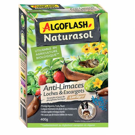 Algoflash ANTI LIMACES LOCHES ET ESCARGOTS 400 G